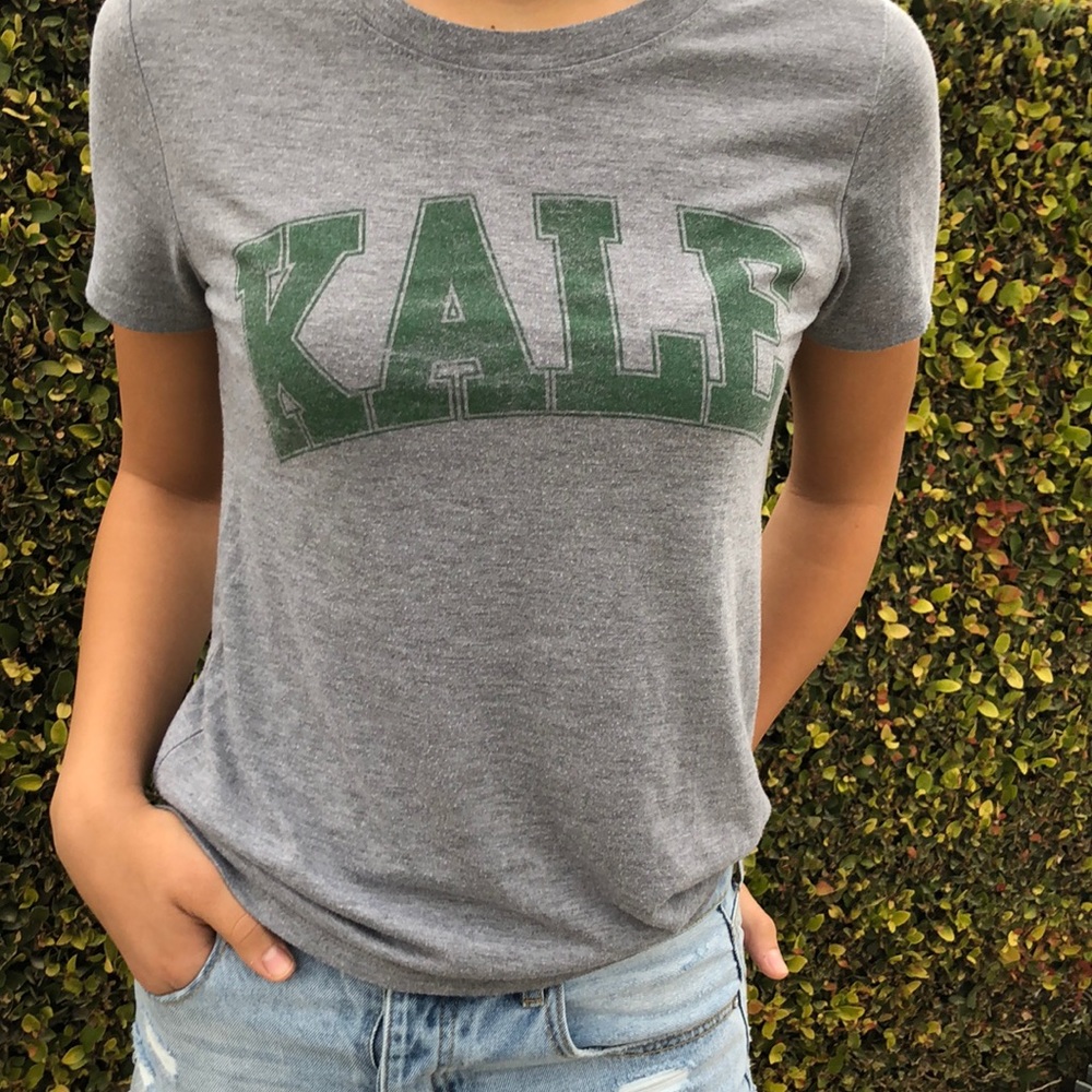 Light grey KALE t-shirt